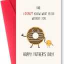 3 x ICOOLYI Funny Father’s Day Card Dad – Fathers Day Gift for Dad from Daughter, Son, Wife