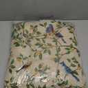 vctops Farmhouse Bird Print Chair Cushions with Ties U-Shaped Soft Comfortable Chair Pads Non Slip Seat Cushions for Indoor Dining Room and Kitchen Chairs (White,16"x16")