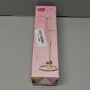 Paris Hilton Electric Handheld Milk Frother with Double Coil Head Whisk and Gold Metal Stand, Battery Powered (2 AA Batteries Required but Not Included), Pink