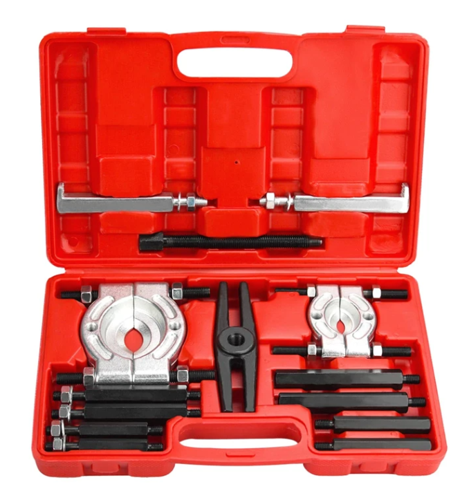 Bicos 14PCS Bearing Puller Set Bearing Separator 2" and 3" Splitters for Effortless Bearings Removal Kit, Heavy Duty 5 Ton Capacity Bearing Separator