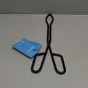 Black Heavy Duty Cast Iron Fire Place Log Tongs for Indoor Fire/Fire Pits Accessories/Tongs for Outdoor Stove/Long Logs Tweezers/Firewood Tongs/Campfire Tongs