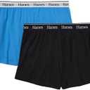 Hanes Originals Sleep, Comfywear Lounge, Pajama Shorts for Women, 2-Pack, L