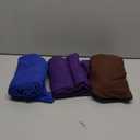 ToBeInStyle Men's 3 Pack A-Shirt Tank Top Undershirt - Brown/Purple/Royal - 5XL