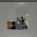 Shimeyao 12 Pcs 2026 Update Paracord FID Knotter Tools Set Stainless Steel Marlinspike Set Stitching Lacing Needles Smoothing Knotter Tools for Marlinspike Paracord Leather Other Cords(Black)