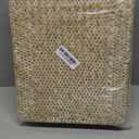 Flat Wicker Shelf Baskets with Lid, Seagrass Woven Basket Boxes for Storage Basket Bins Multipurpose Home Decor Organizer (Whitewash Set of 2)