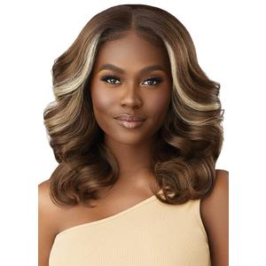 Outre Lace Front Wig - Perfect Hair Line 13X4 - Imani (DRFF/GINGER BROWN)