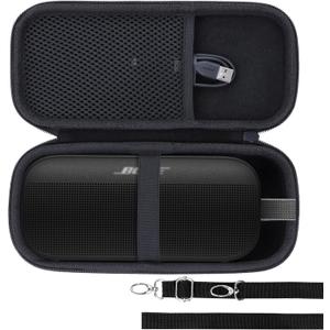 Hard Case Compatible with Bose SoundLink Flex 2nd Gen/Bose SoundLink Flex Portable Speaker, Black Case