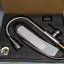 FEELSO Kitchen Faucets with Pull Down Sprayer, High Arc Stainless Steel Single Handle Kitchen Sink Faucet, 1 or 3 Hole Brushed Nickel Water Faucets for Farmhouse Laundry Camper Rv Bar