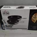 All-Clad HA1 Expert Hard Anodized Nonstick Fry Pan 2 Piece Set, 8" & 10" Induction, Oven Safe 500F, Kitchen Frying Pans, Skillets, Ergonomic Handle, Premium Cookware, Dishwasher Safe, Black