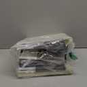 3 Pack Large Capacity Storage Bins Closet Organizer for Shelves, Fabric Closet Storage Baskets Boxes with Leather Handles for Organizing Clothes, Sheets, Jeans, Toys, Books (Grey)