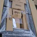 Olee Sleep 18 Inch Heavy Duty Steel Slat Anti-Slip Support, Easy Assembly Platform Bed Frame, Noise Free Steel Mattress Foundation, Maximum Storage, No Box Spring Needed, Black, Cal King Size