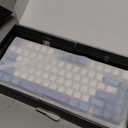 AULA F75 75% Wireless Mechanical Keyboard, Hot Swappable Creamy Keyboard, Pre-lubed Star Vector Switches RGB Backlit Gaming Keyboards, 2.4GHz/Type-C/BT5.0(White&Blue&Purple)