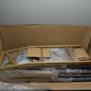 IDEALHOUSE Bar Stools Set of 4, Upholstered Bar Chairs with Back, Thick Cushion, Counter Height Barstools for Kitchen Island Apartment Counter Bar (4)