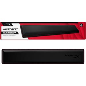 HyperX Wrist Rest - Full Sized - Cooling Gel - Memory Foam - Anti-Slip - Ergonomic - Keyboard Accessory, Black