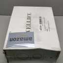 WELLIFE 350 PCS Rose Gold Disposable Dinnerware Set for 50 Guests, Disposable Rose Gold Lace Plates, Include:50 Dinner Plate, 50 Dessert Plates, 50 Pre Rolled Napkins with Silverware and 50 Cups