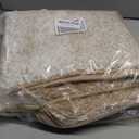 Pauwer 3 Pieces Bathroom Rugs Sets, Microfiber Shaggy Bath Mat Set, Ultra Soft Non-Slip Rug with U Shaped Toilet for Bathroom, Tub, Shower Washable Carpets Set,Beige