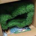 Oiyeefo Artificial Turf Grass Indoor Outdoor - Pet Friendly Synthetic Fake Turf Rug with Drainage Holes for Patio, Balcony, Backyard, Landscape Decortaion - Replacement Dogs Grass Mat(7Ft x 13Ft)