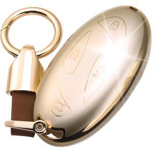 for Hyundai Key Fob Cover, 7-Button, with Keychain Compatible with Elantra(2023-2025), Sonata(2024-2025), Ioniq 6(2022-2025), Santa Fe(2024-2025), Tucson(2024-2025), Kona(2023-2024)