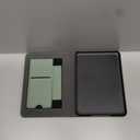 CoBak Case with Stand for Kindle Paperwhite 12th Gen 2024 Released (7") & Kindle Colorsoft Signature Edition - Durable PU Leather Cover with Auto Sleep Wake, Card Slot, Hand Strap Feature, Sage Green