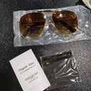  Unique Retro Sunglasses for Womens Mens Double Bridge Aviator Sunglasses