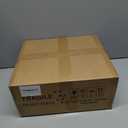 Fake Plants - 18" Wide Set of 2 Faux Boxwood Plants for Outdoor Planters, UV Resistant Artificial Topairy Ball Trees with Spike for Outdoor Decor (A - Pink Lilacs)