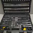 DEWALT 192 Pcs. Mechanics Tool Set, 1/2, 1/4, 3/8 Socket Set, SAE and Metric Socket Wrench Set, Hard Shell Tool Box (DWMT75049)