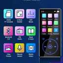 96GB MP3 Player with Bluetooth 5.0: Portable Lossless Sound Music Player with HD Speaker,2.4" Screen Voice Recorder,FM Radio,Touch Buttons,Support up to 64GB for Sport(Earphones&64GB TF Card Included)