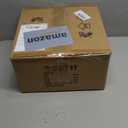 Rattan Pendant Light Fixture Ceiling Bohemian Chandelier Flush Mount Hanging Light 12.99-inch Small Woven Lamp Shade Wooden Base Basket for Kitchen Island Hallway Bedroom Dinning Table (Cream white-Pendant Drum)