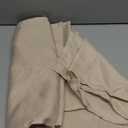 Fitable Faux Linen Tablecloth Rectangle 60 x 102 Inch - Rustic Fabric Table Cloth for 6 Foot Tables, Beige Faux Burlap Table Cover for Kitchen Dining, Party, Farmhouse