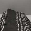 ColorBird Boho Curtains Black for Bedroom Room Darkening 84 Inches 2 Panles Farmhouse MCM Western Striped Aztec Window Treatment Patterned Drapes for Living Dining Room Closet Boho Chic Decor