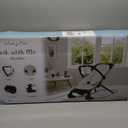 Dream On Me Rock On Me 2-in-1 Baby Rocker and Stationary Seat, Adjustable Recline, Gentle Music & Vibration, 3-Point Safety Harness, Detachable Toy Bar, Folds Compact for Travel  Grey