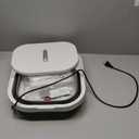 Collapsible Foot Spa Bath with Heat and Massage Rollers, Bubble, Foot Pedicure Kit, Temperature Control, Red Light, Pedicure Foot Spa, Foot Bath