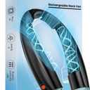 Portable Neck Fan, 6 Speeds Rechargeable Personal Fan with AI Chips, Hands-Free 360 Faster Cooling Wearable Fan, Ultra Quiet for Home, Office, Travel, Indoor, Outdoor - Black