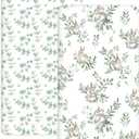 Bedside Bassinet Sheets 2 Pack, 33 x 20 Fitted Bedside Sleeper Sheets, Ultra Soft Breathable Polyester, Ideal for Baby Girl or Boy and Newborns (Bunny Meadow, Bedside Sleeper Sheet)