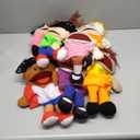 4E's Novelty Multicultural Hand Puppets for Kids - 8 Pack with Movable Mouth, Bulk Soft Plush Puppets for Kids Ages 4-8, for School Home Theater Shows, Teachers Classroom Supplies