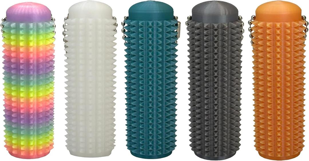 Little Ouchies Spiky Fidget Keychain Stress Relief Massager, Anxiety Relief & Unique Gift for Adults