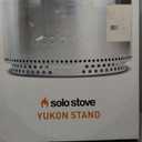 Solo Stove Yukon Stand - Durable 304 Stainless Steel, Heat-Resistant, Portable Elevated Fire Pit Accessory for Safe Use on Decks and Camping - Ideal for Smokeless Fire Pits and Outdoor Fireplaces (Yukon - Size: 27")