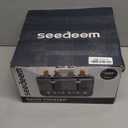 SEEDEEM 4 Slice Stainless Toaster with LCD Display, 7 Shade Settings, Wide Slots, Bagel/Defrost/Reheat Functions, Removable Crumb Tray, 1800W