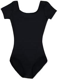 Capezio girls Short Sleeve Leotard - Girls M