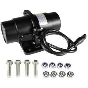 100LBS 12VDC Vibrator Motor for Salt Sand Spreader & Concrete Mixer, High Speed 4500RPM with Mounting Screws
