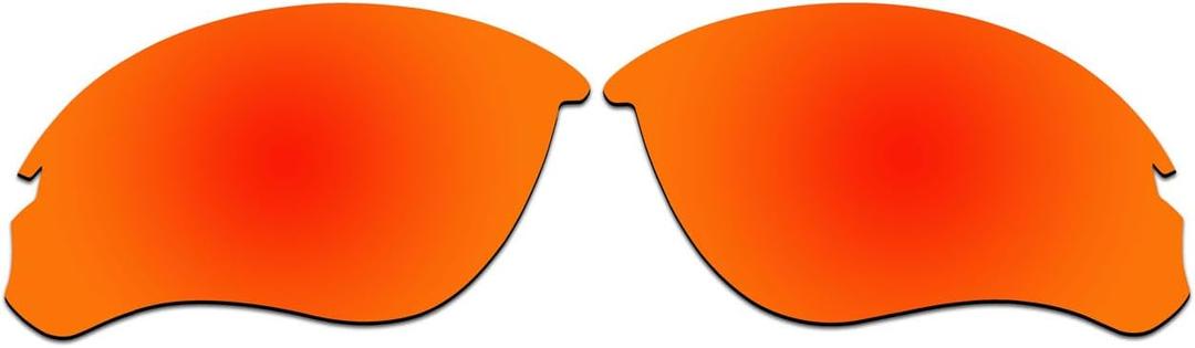 ACOMPATIBLE Replacement Lenses for Oakley Speed Jacket Sunglasses OO9228 (Fire Red - Polarized)