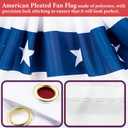 4PCS 3x6 Feet Bunting Flags,American Flag Bunting for Outside,4th Of July Decorations Outdoor,Memorial Day Decorations
