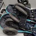 Delta Children LX Side by Side Stroller - with Recline, Storage & Compact Fold, Night Sky