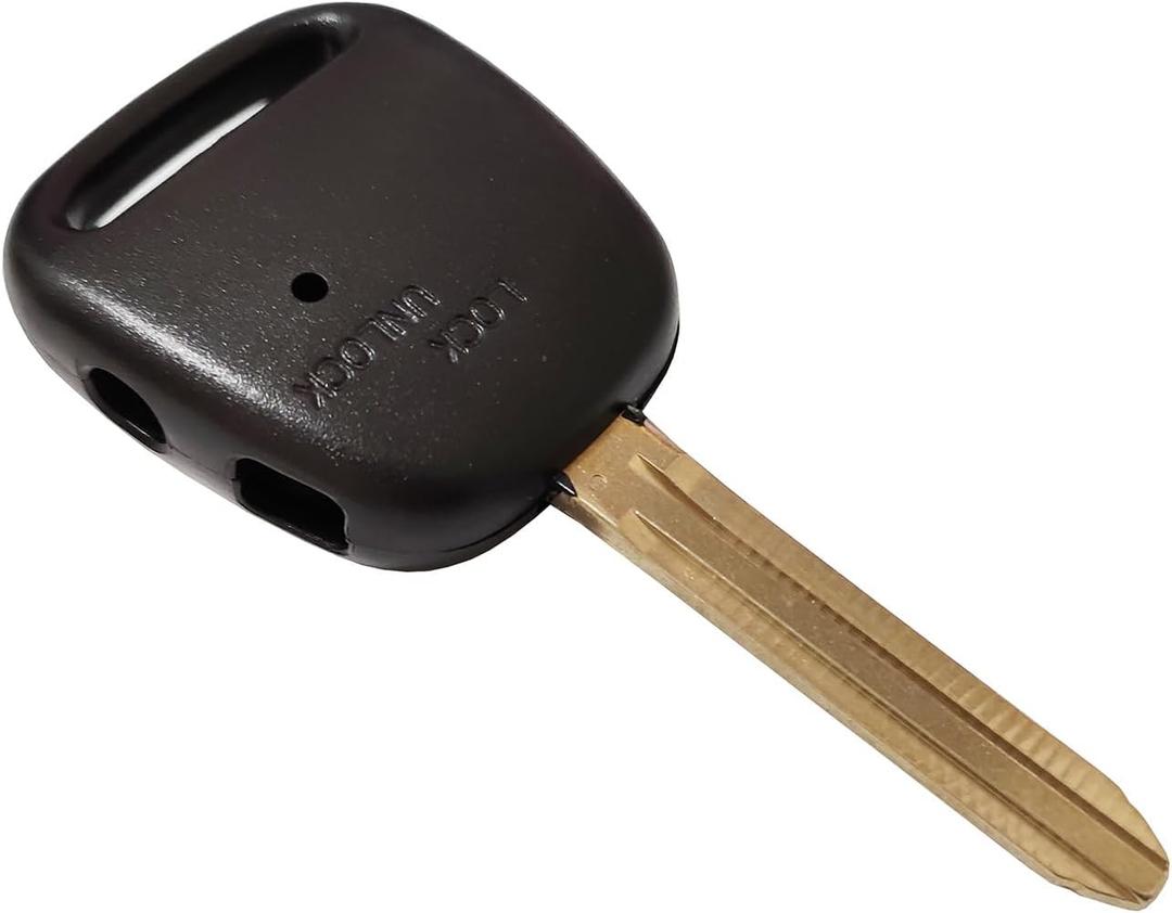 Key Fob Case Shell Fits for Toyota Keyless Entry Remote Car Key Cover with Uncut Key Blade