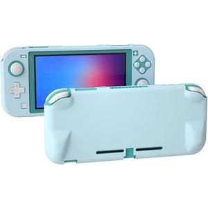 ECHZOVE Comfort Grip Case for Nintendo Switch lite, Protective Hard Case for Nintendo Switch lite Blue