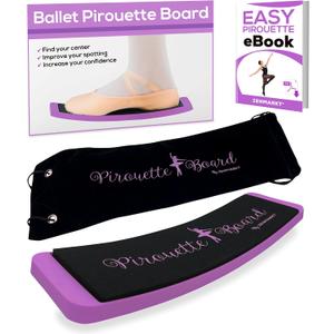 Zenmarkt Turning Boards for Dancers - Ballet Spin Boards for Dancers, Ice Skaters, Cheerleaders, and Gymnasts - Specially Designed to Improve Your Turns, Balance, and Stability - Home Dance Equipment