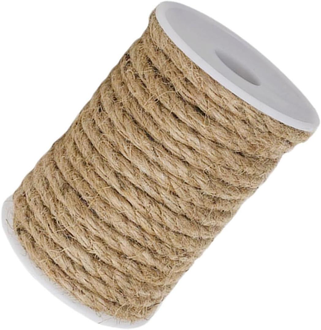 Natural Jute Twine Heavy Duty Rope for Crafting Gardening Home Decor and Repairs Versatile Strong