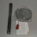 Black Paper Towel Holder Countertop, Standing Paper Towel Roll Holder for Kitchen Bathroom, with Weighted Base for One-Handed Operation, Stainless Steel in Black Matte Finish