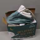 LUMARA Inflatable Bed Rail for Toddlers 2 Pack - Portable Travel Bed Bumpers for Kids Fits Twin Full Queen King Size Beds - Non-Slip Safety Guard Rails