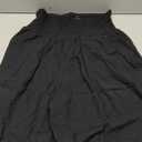 ANRABESS Women Linen Palazzo Pants Summer Boho Wide Leg High Waist Casual Lounge Pant 2025 Beach Travel Vacation Outfits (Medium, Black)